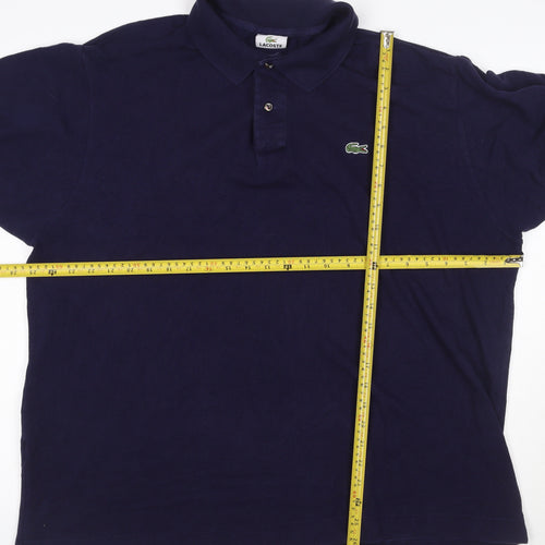 Lacoste Men's Blue 4XL Cotton Polo Shirt Classic Fit