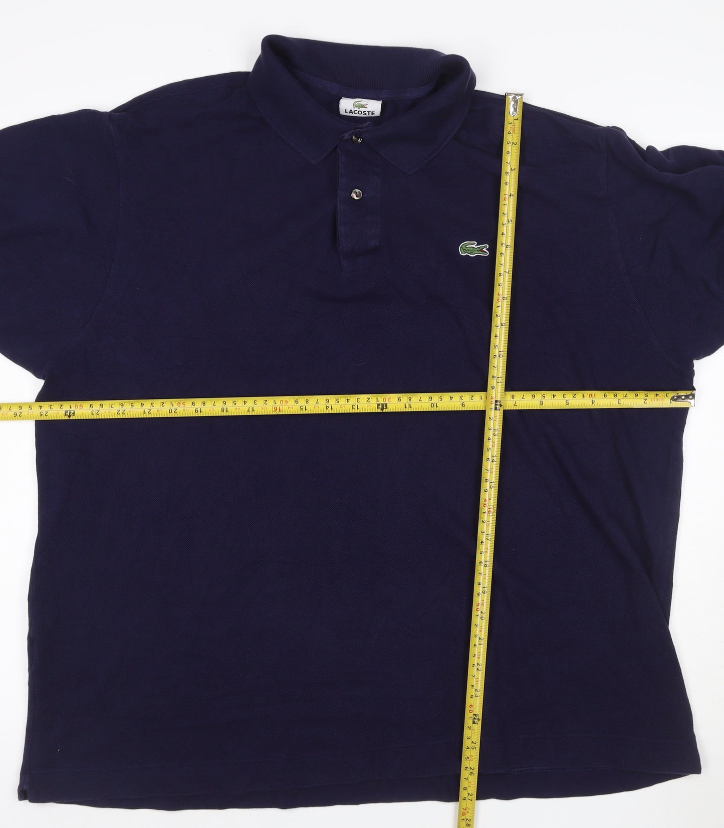 Lacoste Men's Blue 4XL Cotton Polo Shirt Classic Fit