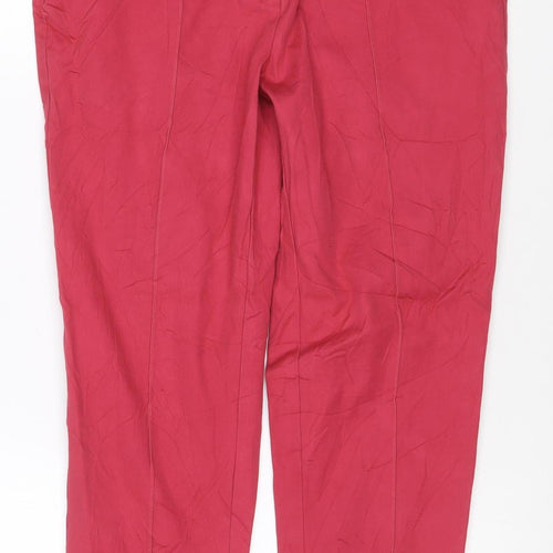 Next Women's Red Tailored Straight Jeans Size 10 Regular