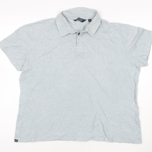 Regatta Men's Grey Cotton Short Sleeve Polo Shirt XL