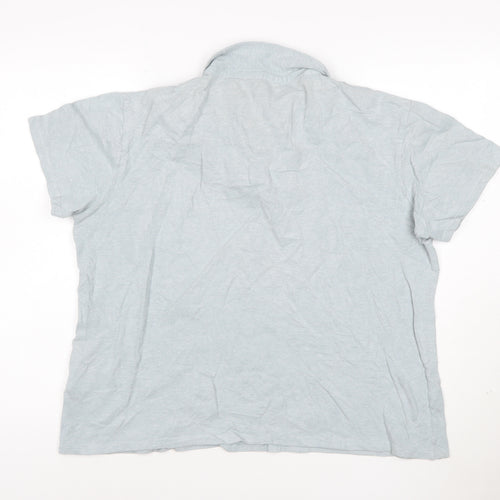 Regatta Men's Grey Cotton Short Sleeve Polo Shirt XL