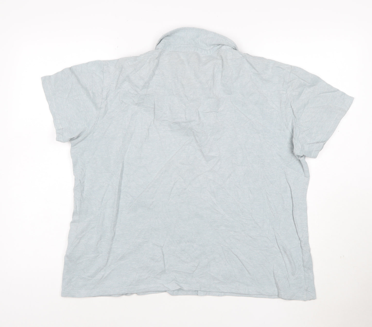 Regatta Men's Grey Cotton Short Sleeve Polo Shirt XL