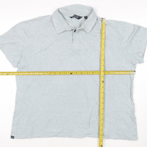 Regatta Men's Grey Cotton Short Sleeve Polo Shirt XL