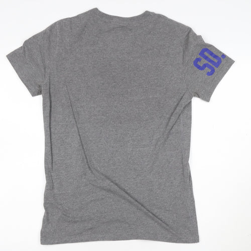 Superdry Men's Grey Short Sleeve Classic Fit Polo M