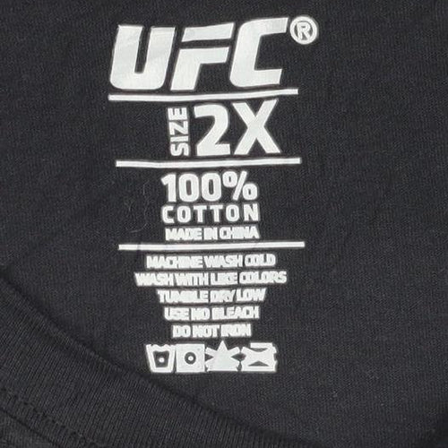UFC Men’s Black 2XL Cotton Graphic T-Shirt Jan Błachowicz Polish Power