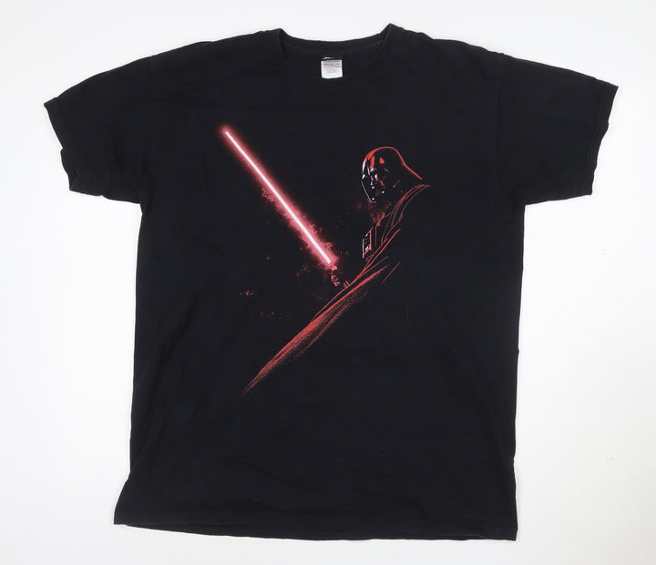 Star Wars Men’s Black XL Darth Vader Graphic T-Shirt