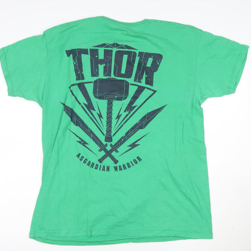 Marvel Thor Ragnarok Green Men's XL Graphic T-Shirt