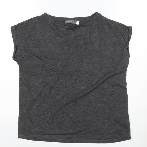 Mint Velvet Women's Grey Basic Jersey T-Shirt Size M