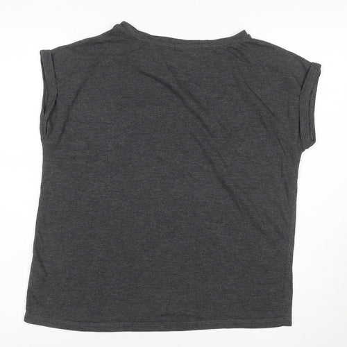 Mint Velvet Women's Grey Basic Jersey T-Shirt Size M