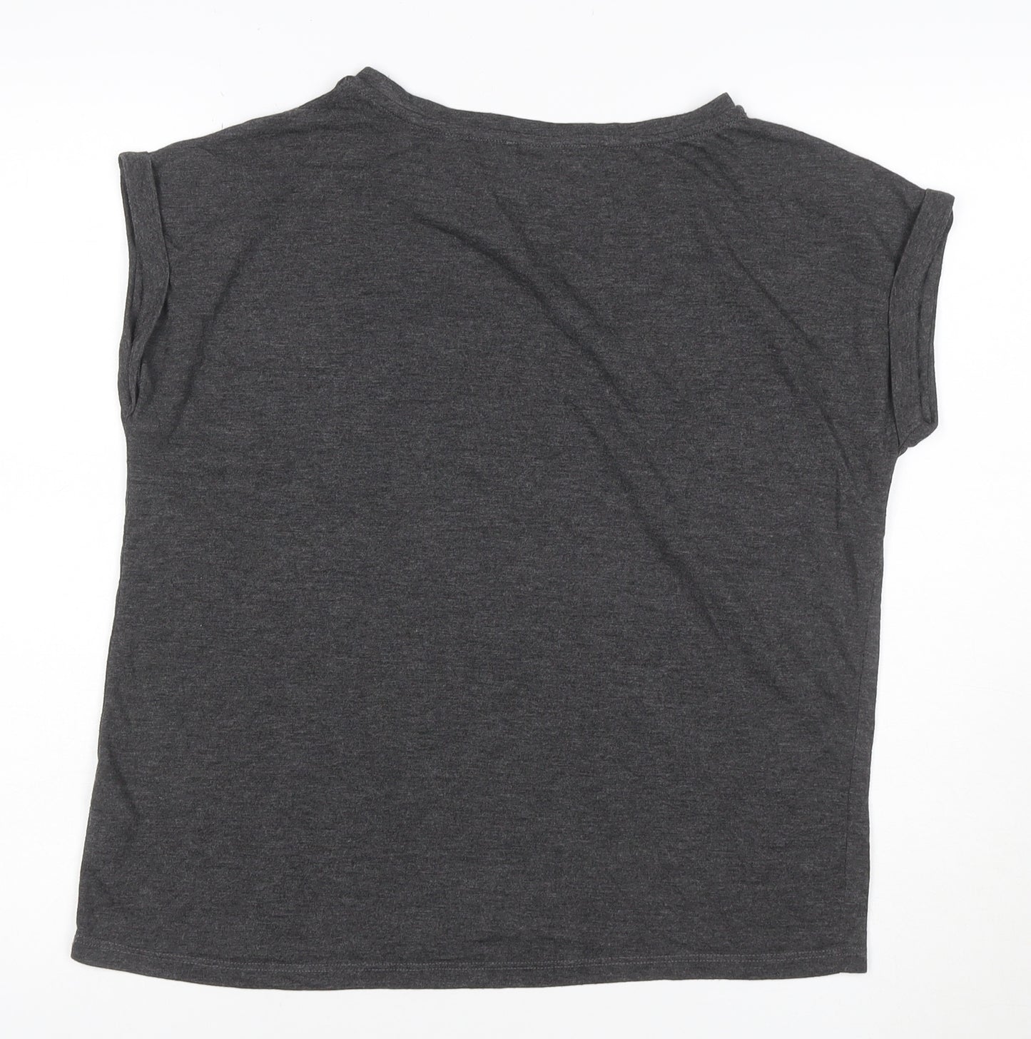 Mint Velvet Women's Grey Basic Jersey T-Shirt Size M