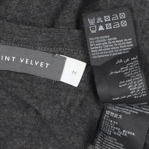 Mint Velvet Women's Grey Basic Jersey T-Shirt Size M