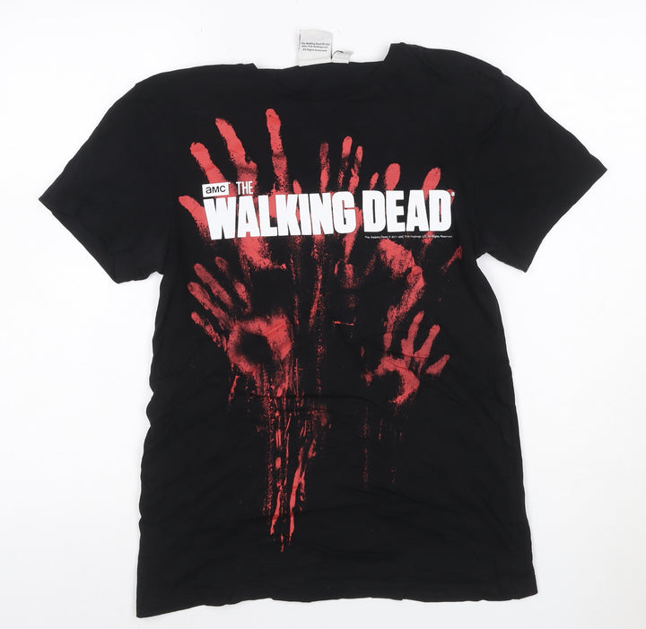 AMC The Walking Dead Men's Black XS Graphic Horror T-Shirt