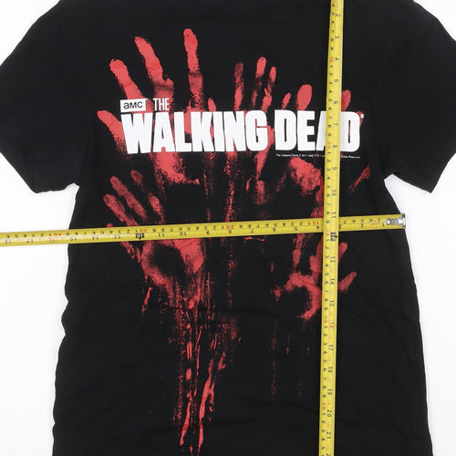 AMC The Walking Dead Men's Black XS Graphic Horror T-Shirt