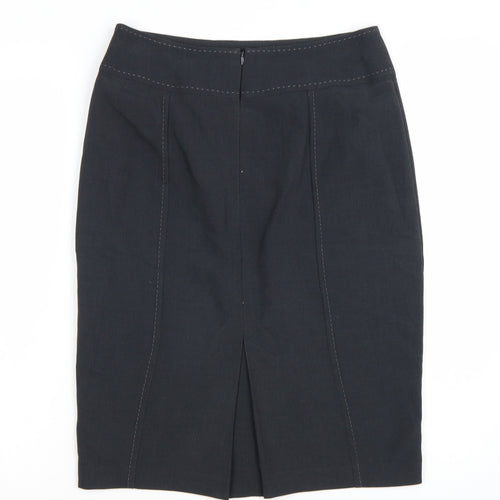 Marks and Spencer Women's Grey Pencil Work Skirt Size 10