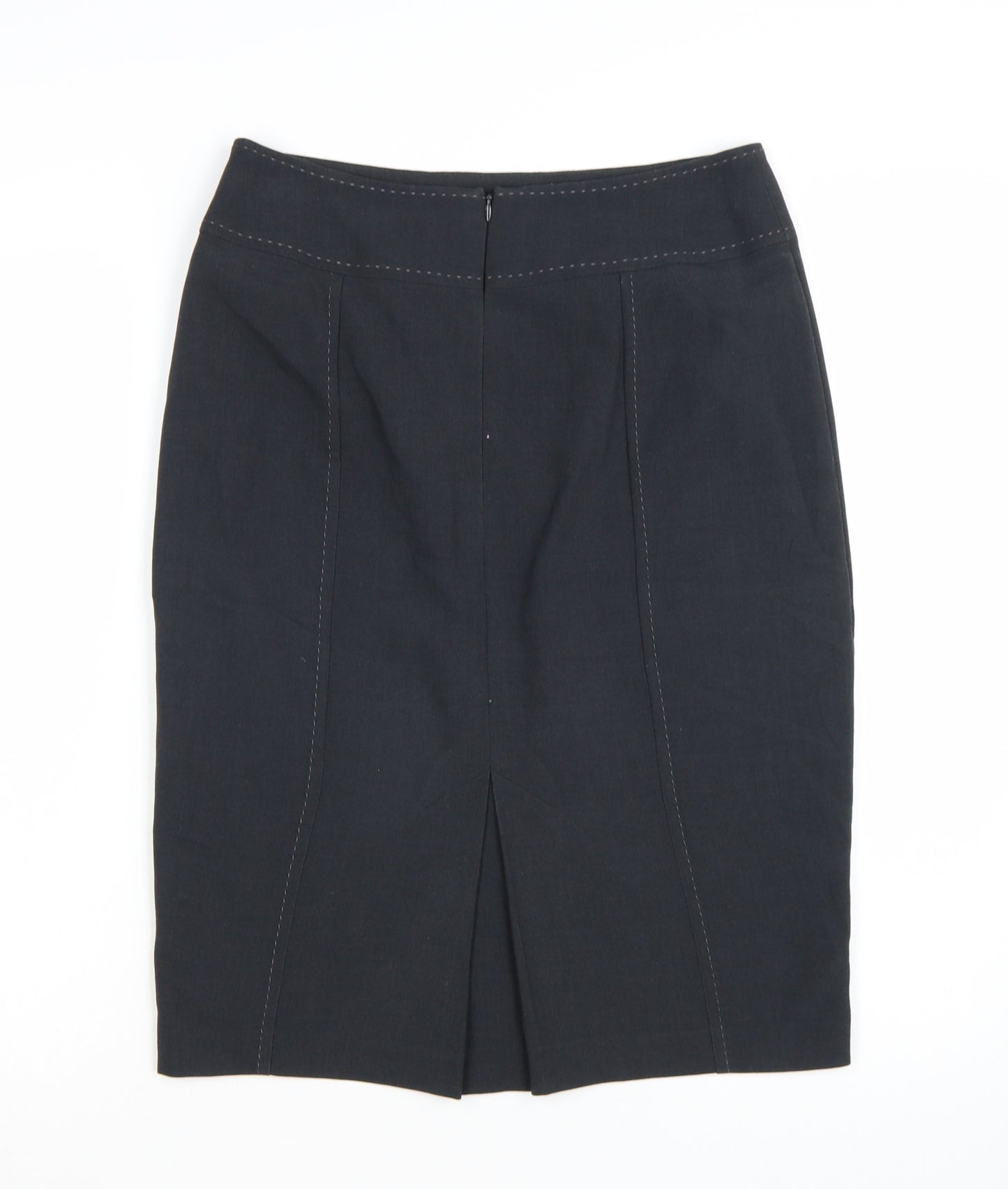 Marks and Spencer Women's Grey Pencil Work Skirt Size 10