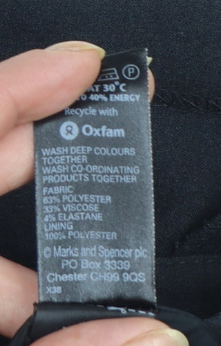 Marks and Spencer Women's Grey Pencil Work Skirt Size 10