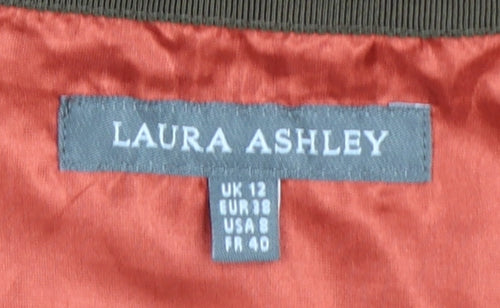Laura Ashley Women’s Red Check Wool Blend Pencil Skirt Size 12