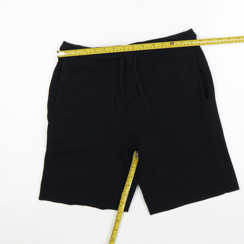Marks and Spencer Autograph Men's Black Sweat Shorts Small