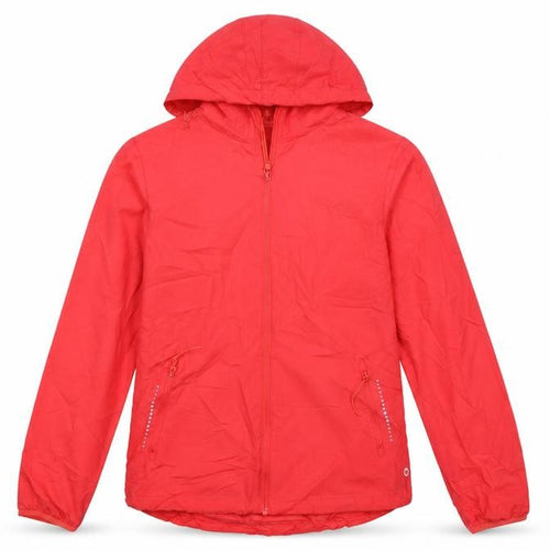 Marks and Spencer Women Red Size 12 Hooded Windbreaker Jacket