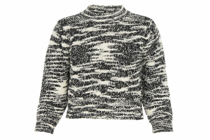 Topshop Women’s Multicoloured Chunky-Knit High Neck Pullover Jumper M