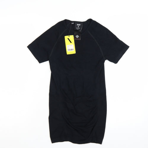 MP Women's Black XS Maternity Seamless Short Sleeve T-Shirt