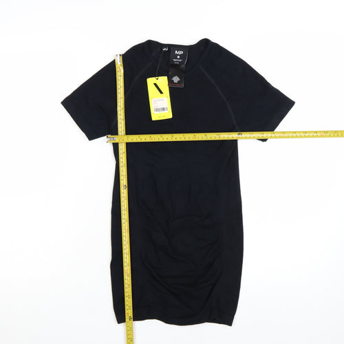 MP Women's Black XS Maternity Seamless Short Sleeve T-Shirt