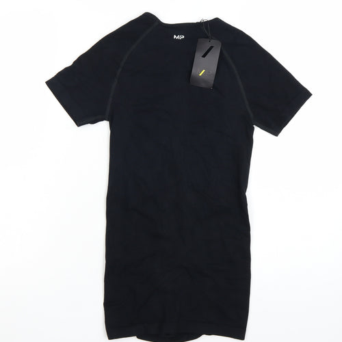 MP Women's Black XS Maternity Seamless Short Sleeve T-Shirt