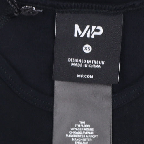MP Women's Black XS Maternity Seamless Short Sleeve T-Shirt