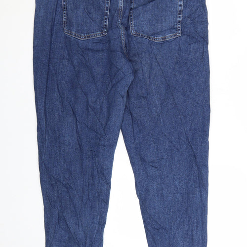 Marks and Spencer Women's Blue Size 18 Straight Leg Stretch Jeans