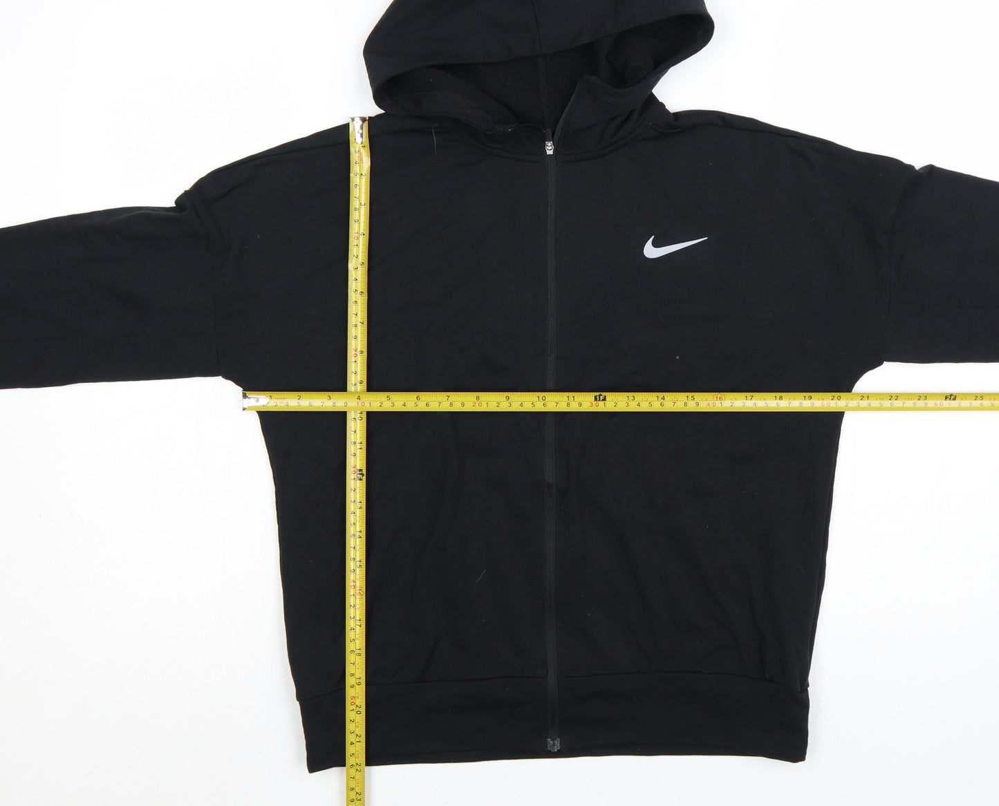 Nike Womens Black XS Full Zip Dri-Fit Hoodie Running Jacket