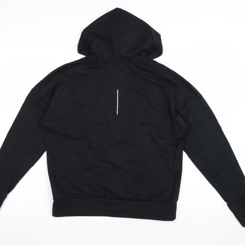 Nike Womens Black XS Full Zip Dri-Fit Hoodie Running Jacket
