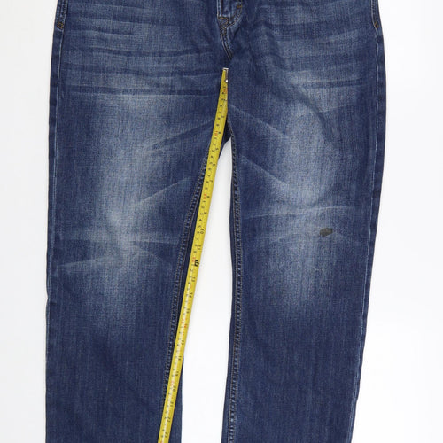 FatFace Men's Blue Straight Leg 36R Denim Jeans