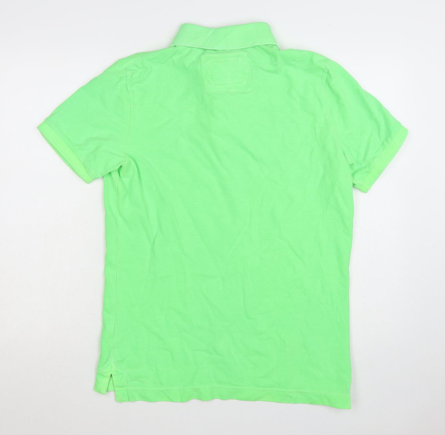 Superdry Men's Green XL Classic Short Sleeve Polo Shirt