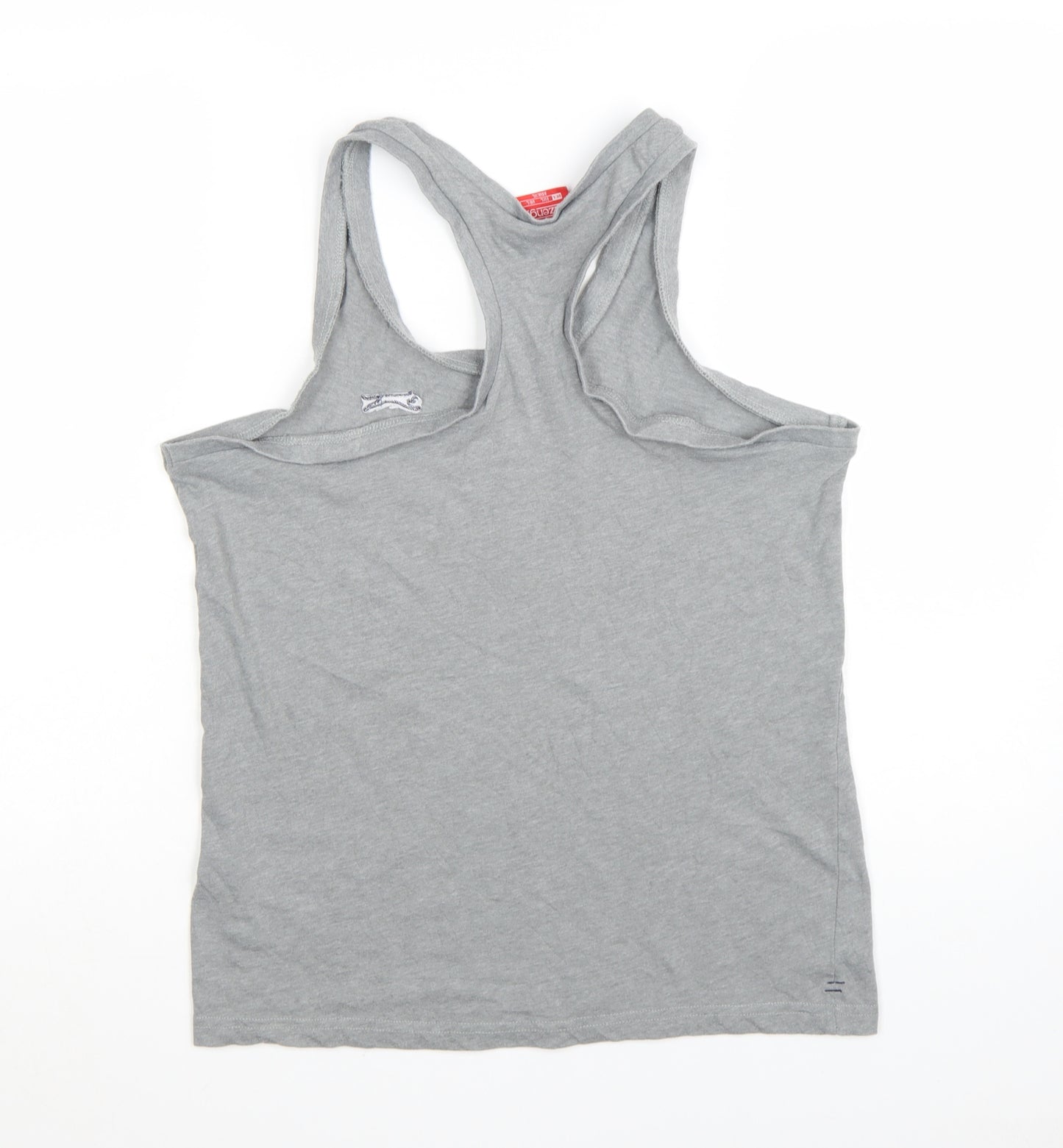 Slazenger Men’s Grey Athletic Tank Top L Lightweight Gym Wear