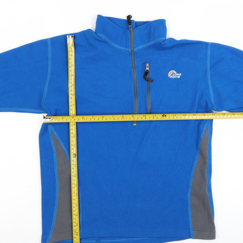 Lowe Alpine Women’s Blue 1/2 Zip Fleece Pullover Small Lightweight Outdoor Top