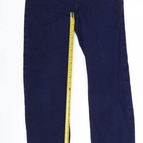 Marks and Spencer Women Blue Size 8 Straight Stretch Jeans