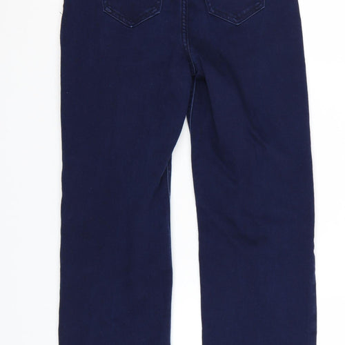 Marks and Spencer Women Blue Size 8 Straight Stretch Jeans