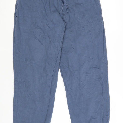 Marks and Spencer Men's Blue Regular Fit Jogger Sweatpants Size S