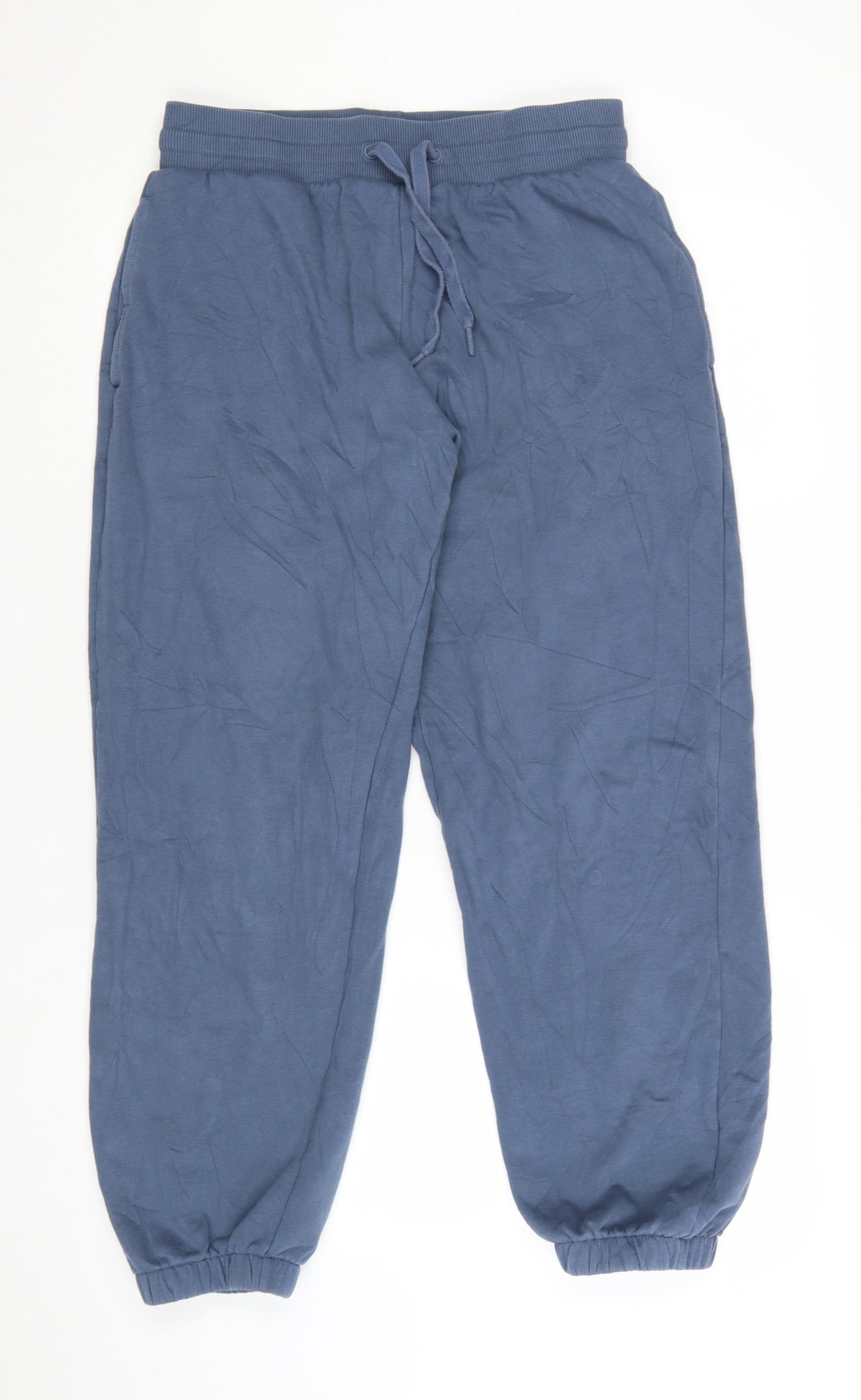 Marks and Spencer Men's Blue Regular Fit Jogger Sweatpants Size S