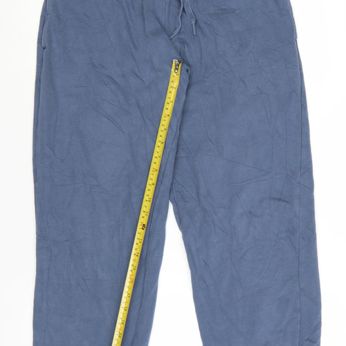 Marks and Spencer Men's Blue Regular Fit Jogger Sweatpants Size S