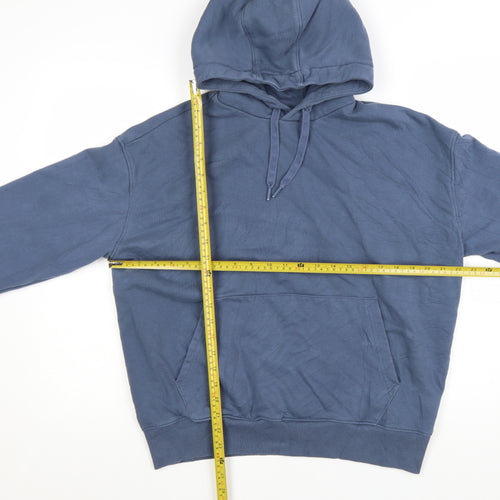Marks and Spencer Men’s Blue Pullover Hoodie Small Regular Fit
