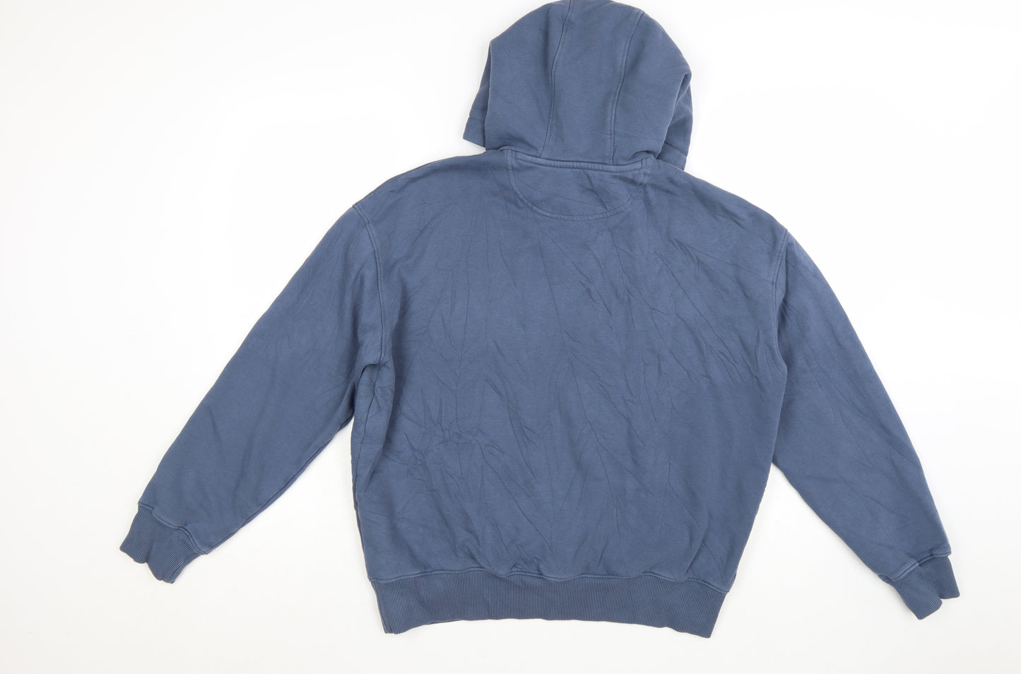 Marks and Spencer Men’s Blue Pullover Hoodie Small Regular Fit