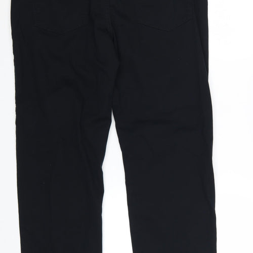 Marks and Spencer Men's Black 38x29 Straight Fit Stretch Jeans