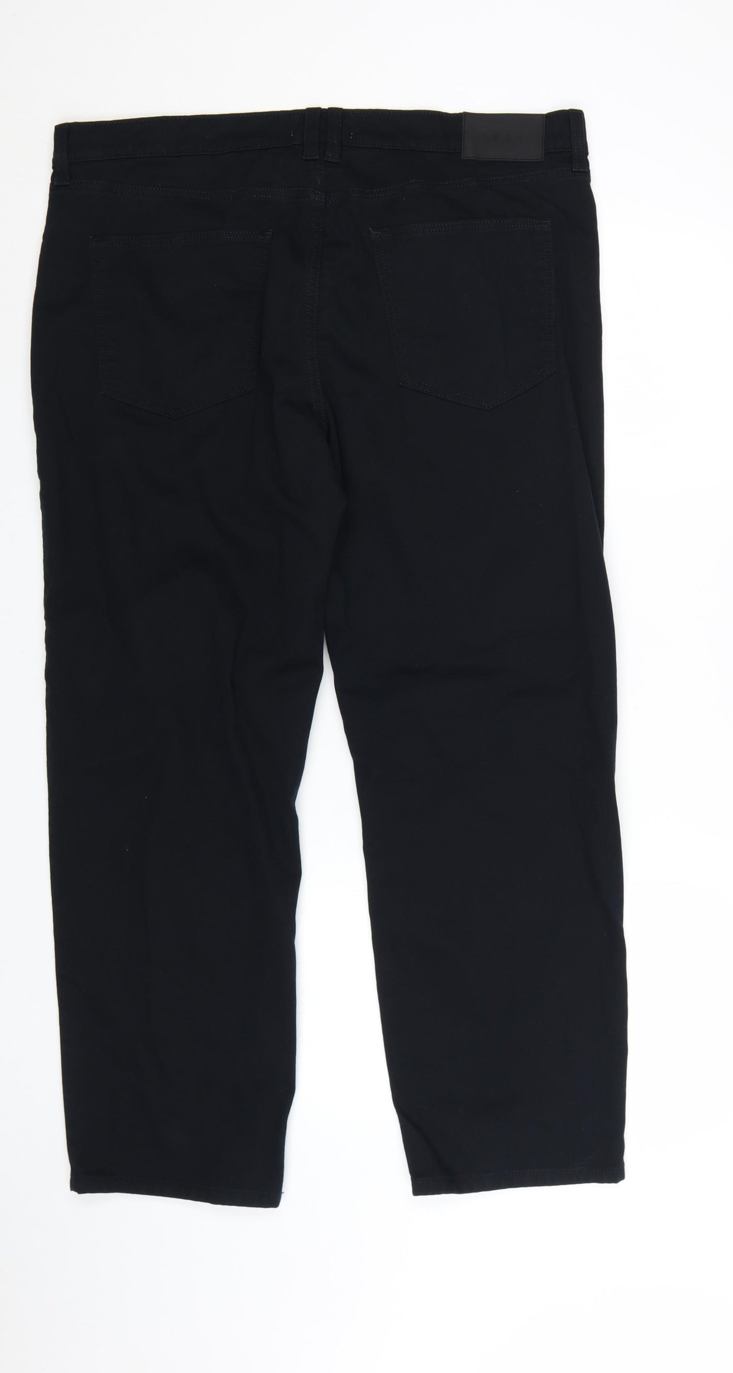 Marks and Spencer Men's Black 38x29 Straight Fit Stretch Jeans
