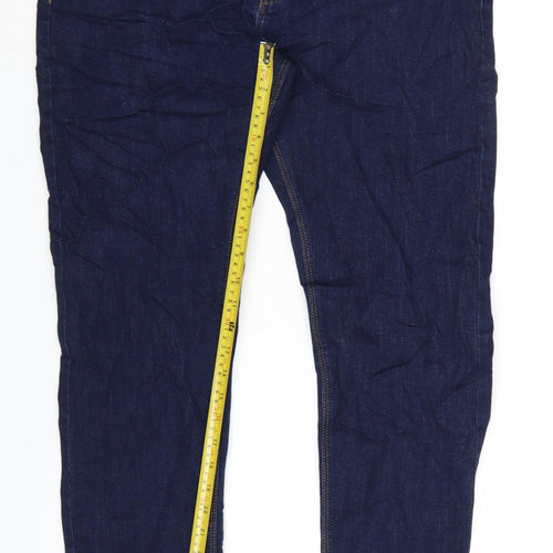 Marks and Spencer Men's Blue Slim Fit Jeans 34/31 Straight Denim