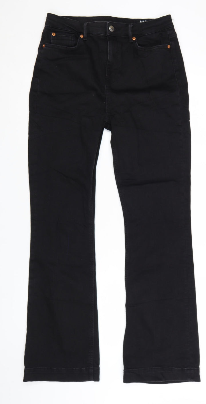 Marks and Spencer Women’s Black Bootcut Stretch Jeans Size 12 Long