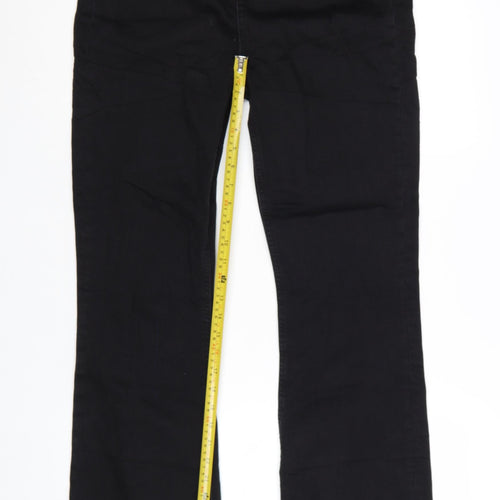 Marks and Spencer Women’s Black Bootcut Stretch Jeans Size 12 Long