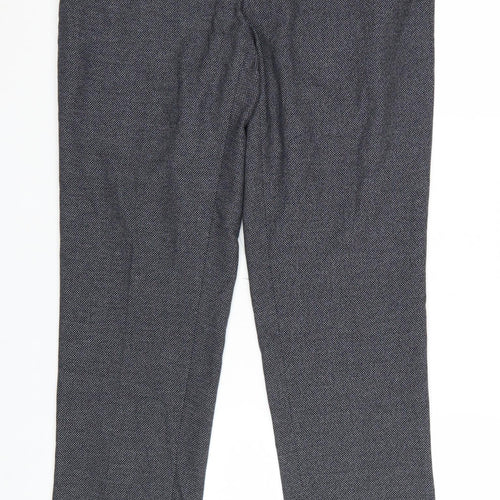 Marks and Spencer Autograph Men's Navy Slim Fit Trousers 34S