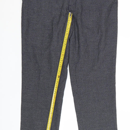 Marks and Spencer Autograph Men's Navy Slim Fit Trousers 34S