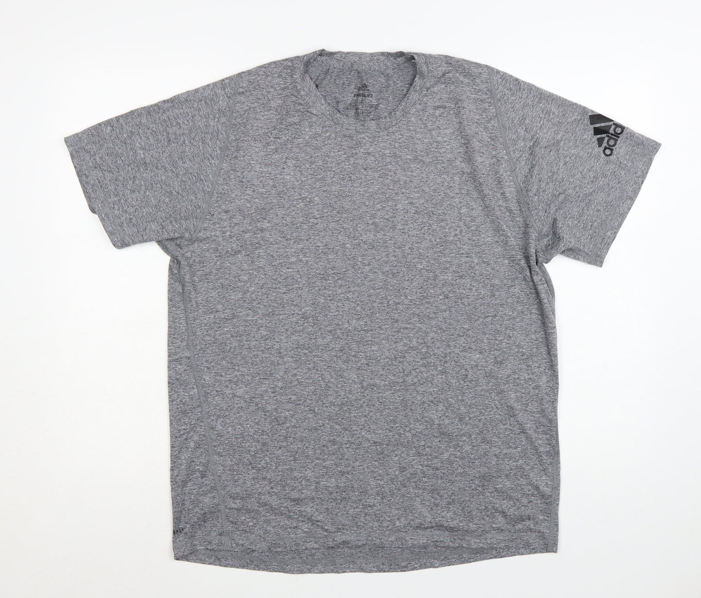 Adidas Men's Grey Freelift AEROREADY T-Shirt Size L